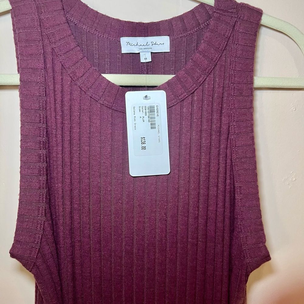 NWOT Michael Stars Solage Midi Dress - Picture 6 of 9